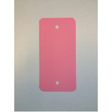PVC-labels 54x108mm roze 2 gaten 1000st Td35987115